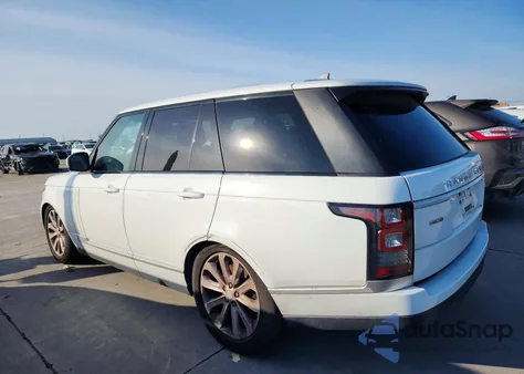 2016 Land Rover Range Rover Hse z USA, uszkodzony, nr VIN SALGS2KF8GA291785